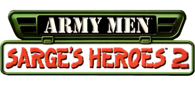 Army Men Sarge's Heroes 2 title screen for Playstation 2
